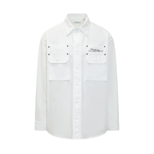 오프화이트 긴팔 셔츠 SS26 OMGE04VS26FAB001 1000 7233592