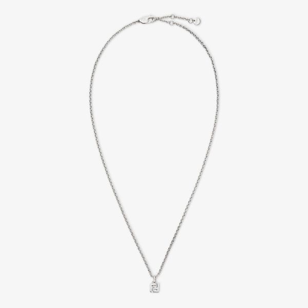 펜디 프랑스 최신상 남자 FF 목걸이 실버 7AJ873A44GF035M 국내 A/S 가능