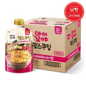 남양유업 맘스쿠킹 소고기라따뚜이 아기밥 140g (10개)_이미지