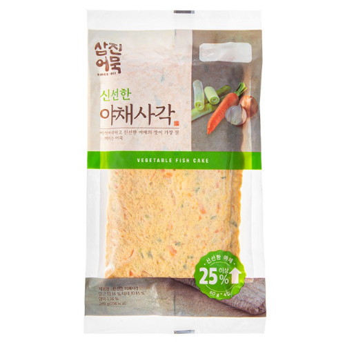 삼진어묵 신선한 야채사각 240g (6개)_이미지