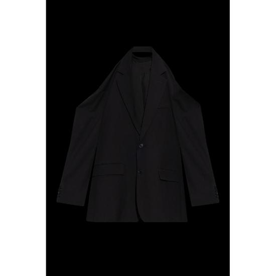 발렌시아가 Suspended Tailored 드레스 809048TRT011000 T