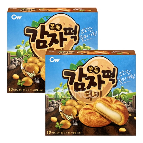쫀득 감자떡 쿠키 215g