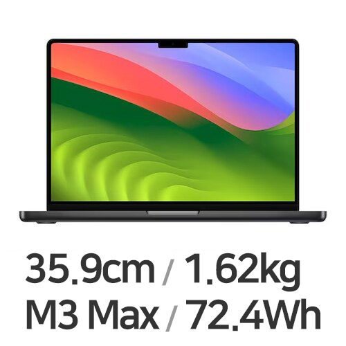 APPLE 맥북프로14 M3맥스 14코어 CPU, 30코어 GPU 블랙 (램36GB, SSD 1TB)