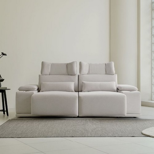 보니애가구 크루저 무빙 3세대 슬라이딩 블리넌 패브릭 소파 3인용_이미지