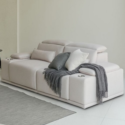 보니애가구 크루저 무빙 3세대 슬라이딩 블리넌 패브릭 소파 3인용_이미지