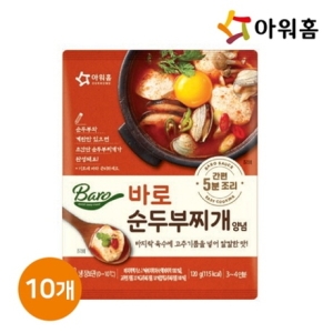 아워홈 바로 순두부찌개양념 120g (10개)_이미지