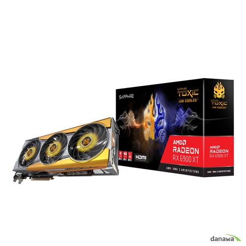 SAPPHIRE 라데온 RX 6900 XT TOXIC Air Cooled OC D6 16GB_이미지