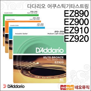다다리오 어쿠스틱 기타 줄 EZ900