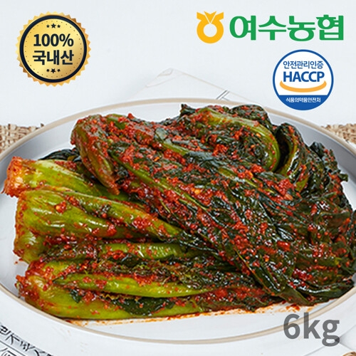 여수농협 돌산 갓김치 6kg