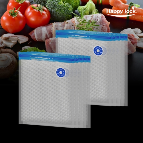 올팩코리아 해피락 진공지퍼백 진공포장 소형 21x22cm 10매