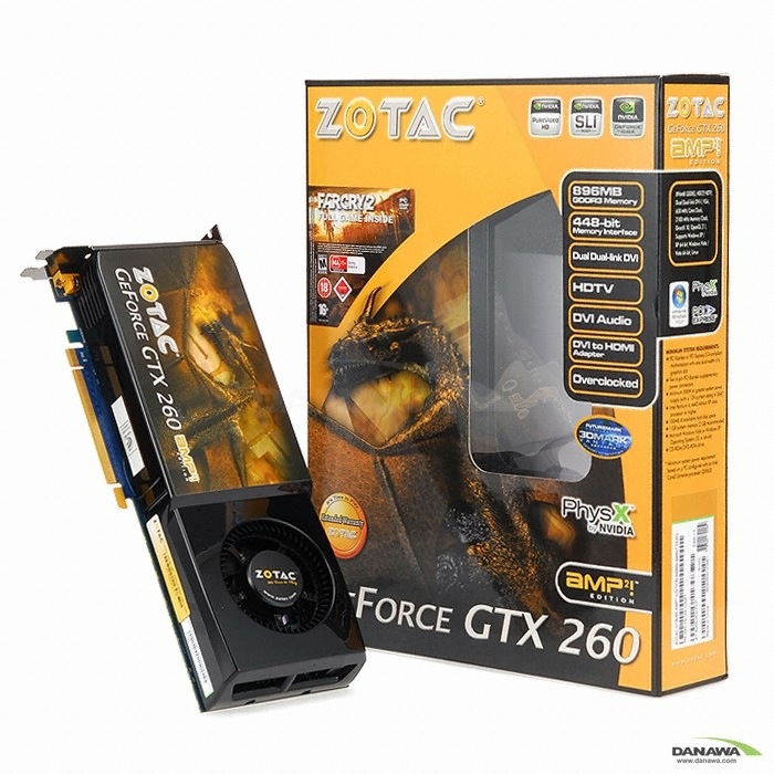 ZOTAC 지포스 GTX260 AMP2 Edition 896MB_이미지