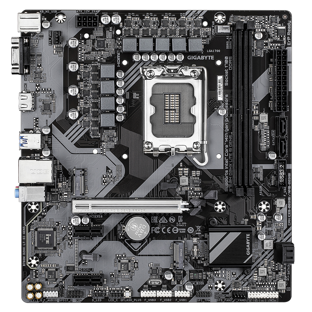 GIGABYTE B760M D2HX LITE SI GEN5 피씨디렉트 (벌크)이미지입니다. 누르면 해당 게시물로 새창이동합니다.