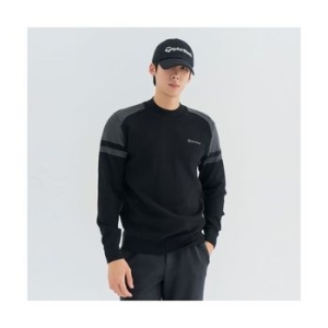 APPAREL 남성 배색 하이넥 니트 TMSHN3222-510