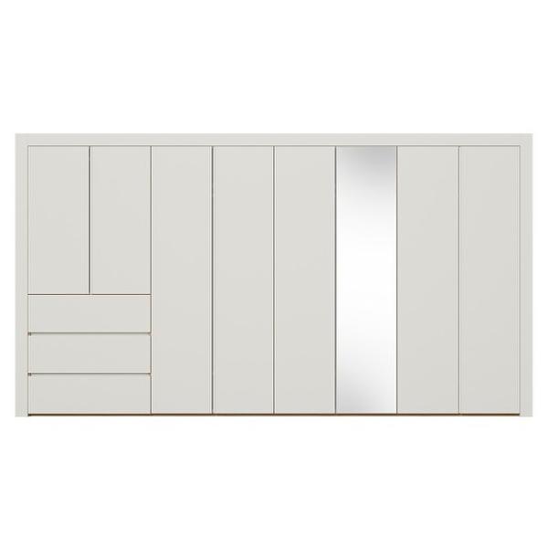 한샘 바이엘 소프트 거울 붙박이장 데일리 서랍형 (280cm)_이미지