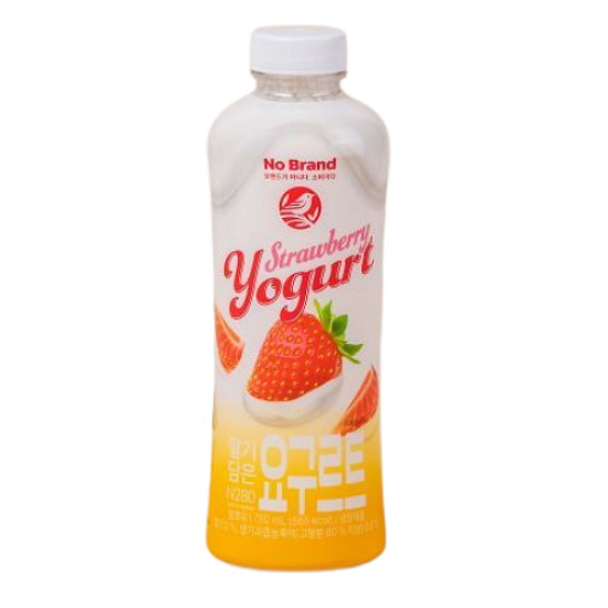 이마트 노브랜드 딸기 담은 요구르트 750ml (1개)_이미지