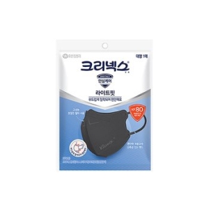 유한킴벌리 크리넥스 라이트핏 블랙 대형 KF80 (50매)