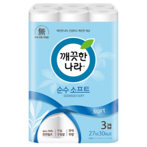순수 소프트 27m (30롤)