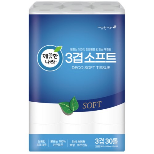 3겹 소프트 27m (30롤)