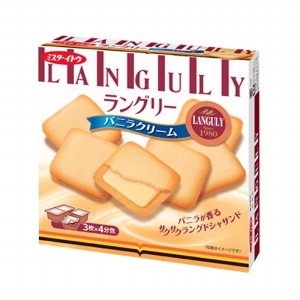 [불명] 랑그리 바닐라향크림샌드 일본과자/쿠크다스_이미지