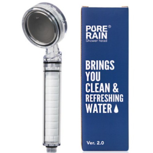 케이엔텍 퓨어레인 필터 샤워기 헤드 Ver 2.0 블랙