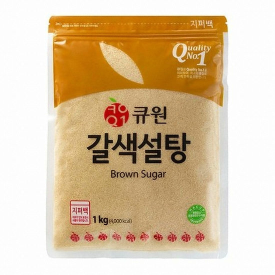 삼양사 큐원 갈색설탕 1kg (1개)