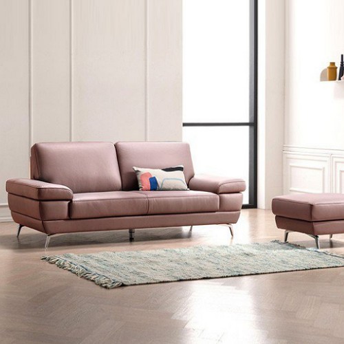 자코모 뉴트 슈렁큰 천연가죽 소파 3인용 (스툴포함)