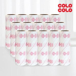 니톰스코리아 고로고로 초강력 15P 돌돌이 롤 테이프 클리너 리필 8m