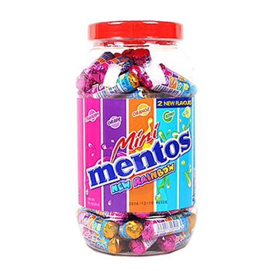 퍼페티반멜레 멘토스 미니 뉴레인보우 1kg (6개)