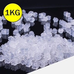 [불명] 1KG  22.디폼블럭 투 흰색 약5600개  8mm_이미지