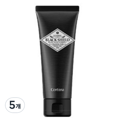 코리아나화장품 세니떼옴므 블랙쉴드 클렌징폼 100ml (5개)_이미지