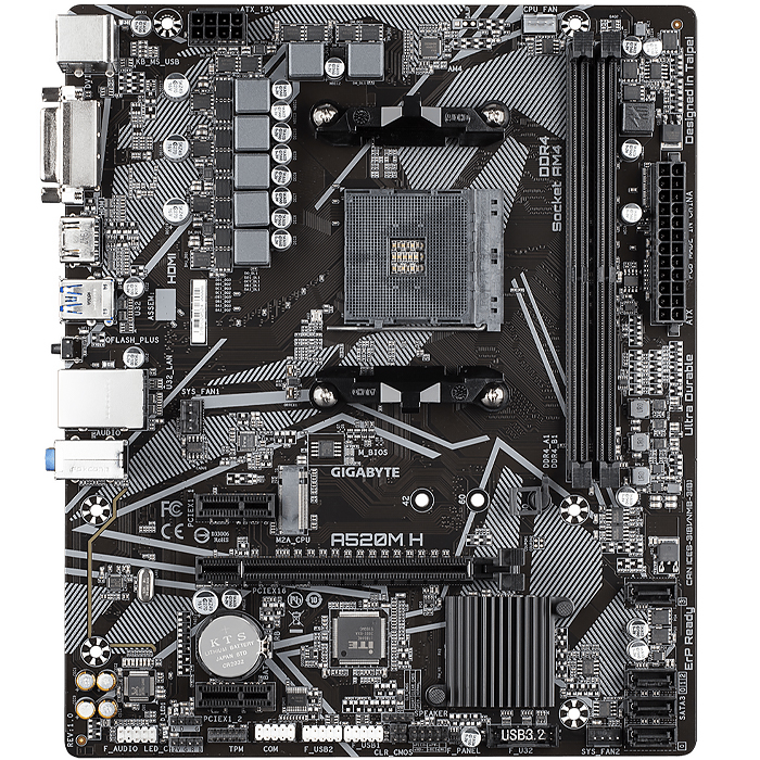 GIGABYTE A520M H 듀러블에디션 (벌크)_이미지