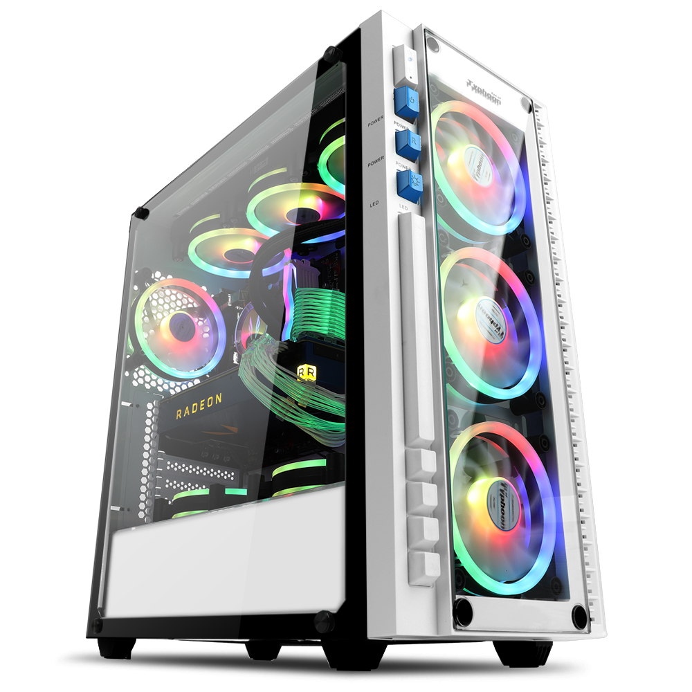다얼유 태풍의눈 강화유리 RGB 화이트 9F