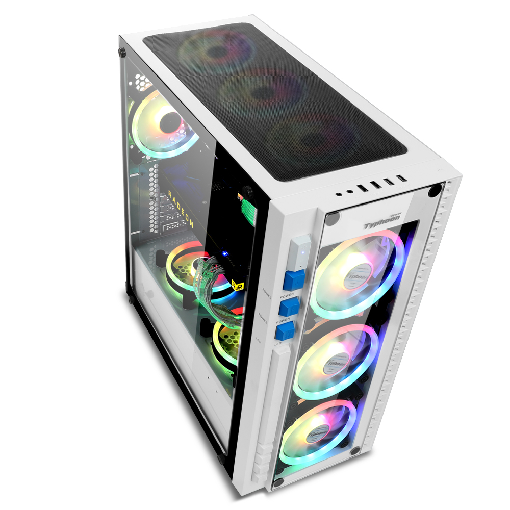 다얼유 태풍의눈 강화유리 RGB 화이트 9F_이미지