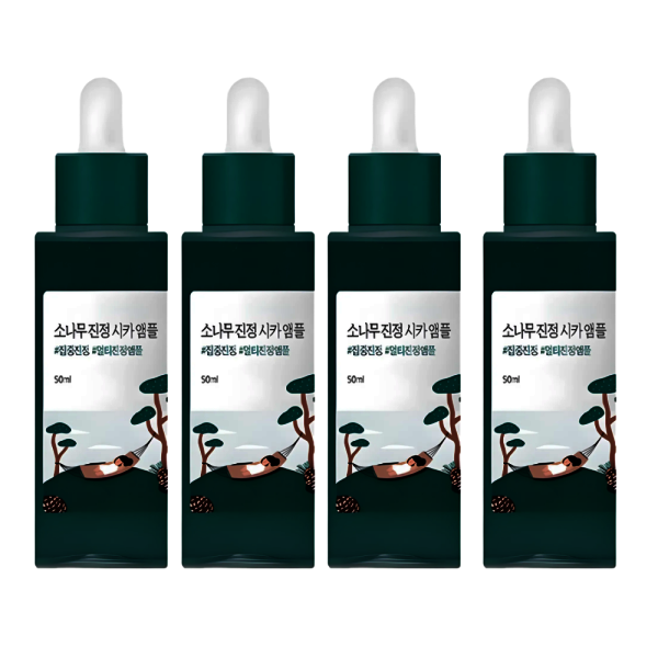  라운드랩 소나무 진정 시카 앰플 50ml [4개]