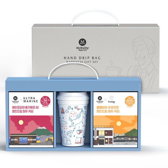 한국맥널티 핸드 드립백 행복 기프트 세트 (1개)_이미지