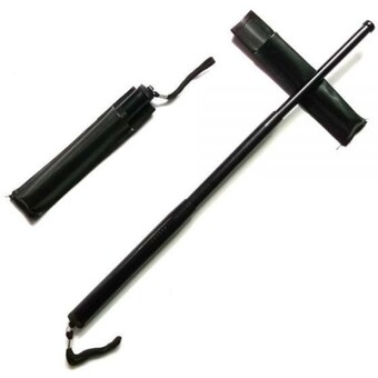 호신용 삼단<b>봉</b> 강철재질 경찰봉 방어용진압봉 49cm 해외구매