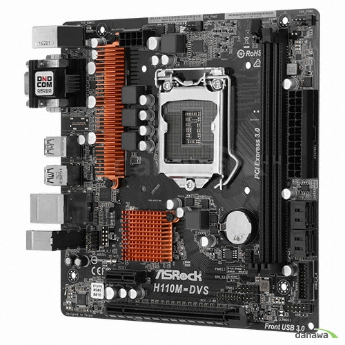 ASRock H110M-DVS R3.0 디앤디컴 (벌크)_이미지