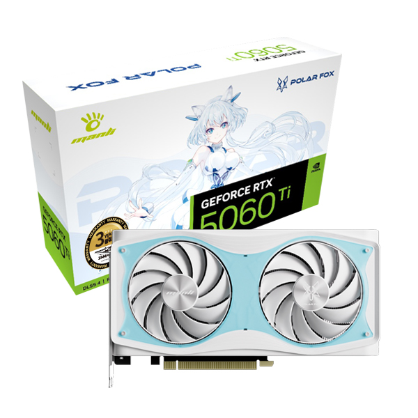 MANLI 지포스 RTX 5060 Ti Polar Fox OC D7 16GB 인텍앤컴퍼니_이미지