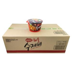 칠갑농산 매운맛 해물 수제비 173g (16개)_이미지