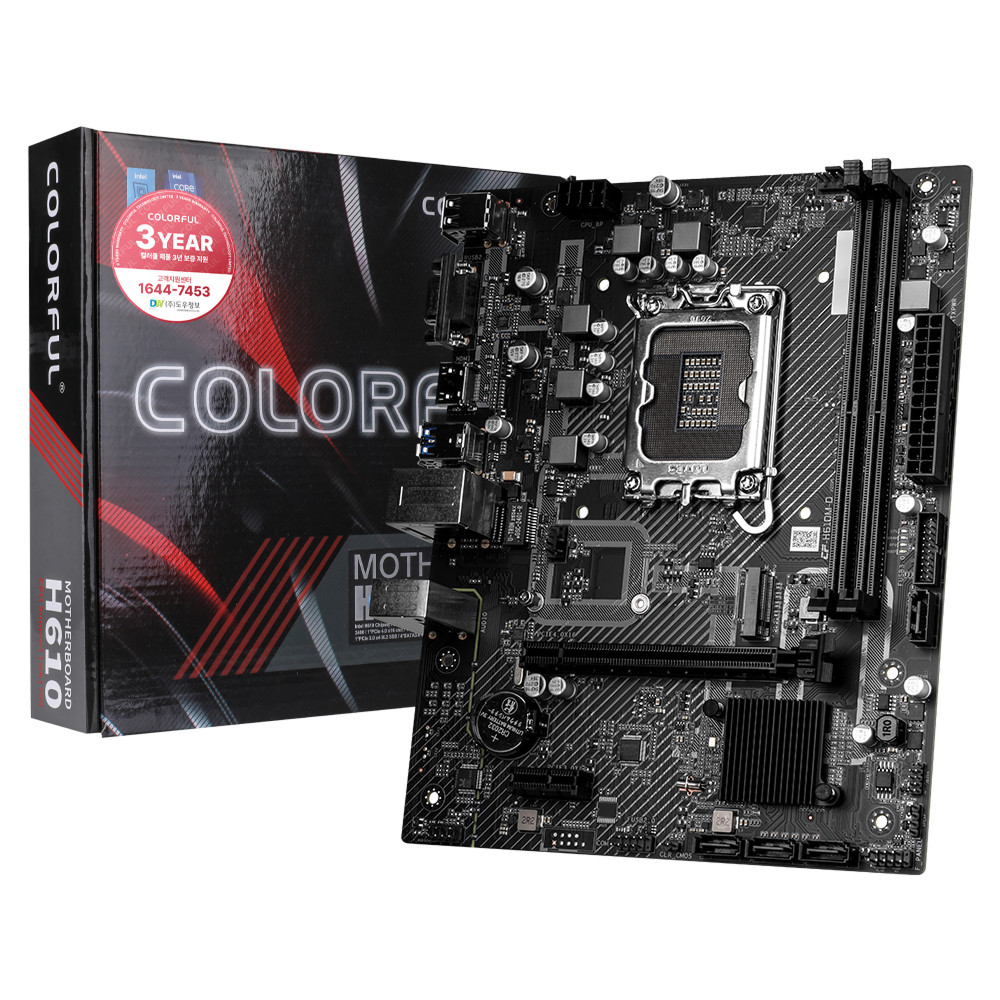 COLORFUL H610M-D V20A 도우정보이미지입니다. 누르면 해당 게시물로 새창이동합니다.