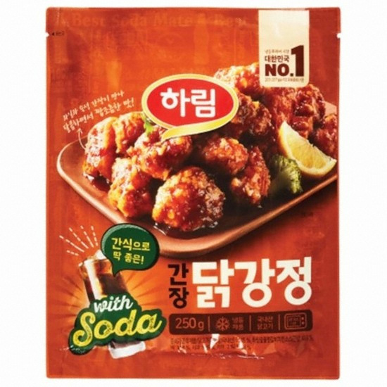 하림 간장 닭강정 250g (4개)