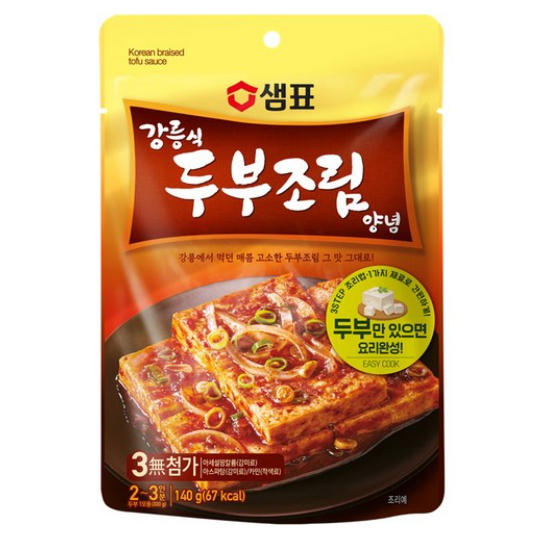 샘표식품 강릉식 두부조림 양념 140g (1개)_이미지