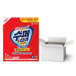 LG생활건강 수퍼타이 찬물전용 베이킹소다 플러스 1kg (10개)