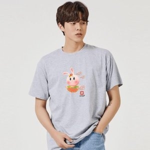 키밍 토끼띠 묘 12간지 띠자리 그래픽 신년 반팔티 W7DF6CC