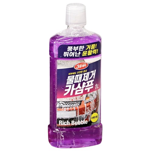 카렉스 3분세차 리치 버블 카샴푸 1L_이미지