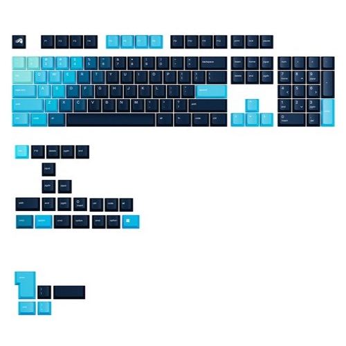 글로리어스 GPBT Gradient 키캡 세트 (Celestial Ice)_이미지