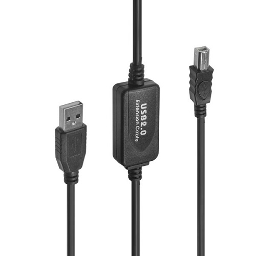 USB Type A to B 리피터 케이블 LS-EXT210AB