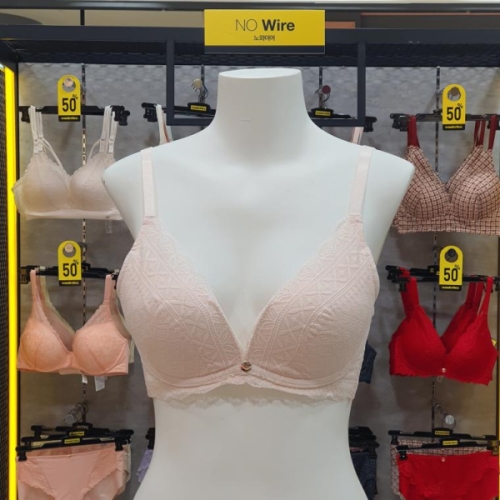 원더브라 노와이어 원더핏 날개가 넓은 볼륨브라 WBWBR4I04T-OT_이미지