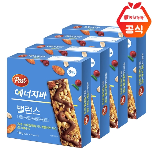 에너지바밸런스 150g 4박스 총12개입