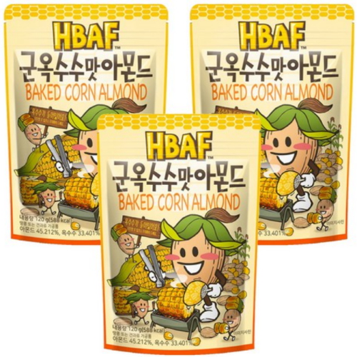군옥수수맛 아몬드 120g